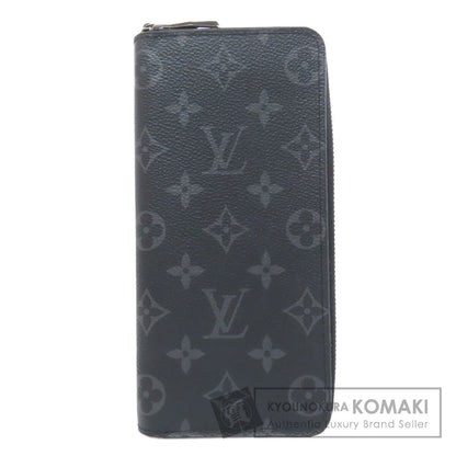 LOUIS VUITTON M62295 Zippy wallet ã» Vertical Long wallet (with coin pocket) Monogram Eclipse Ladies [Used]