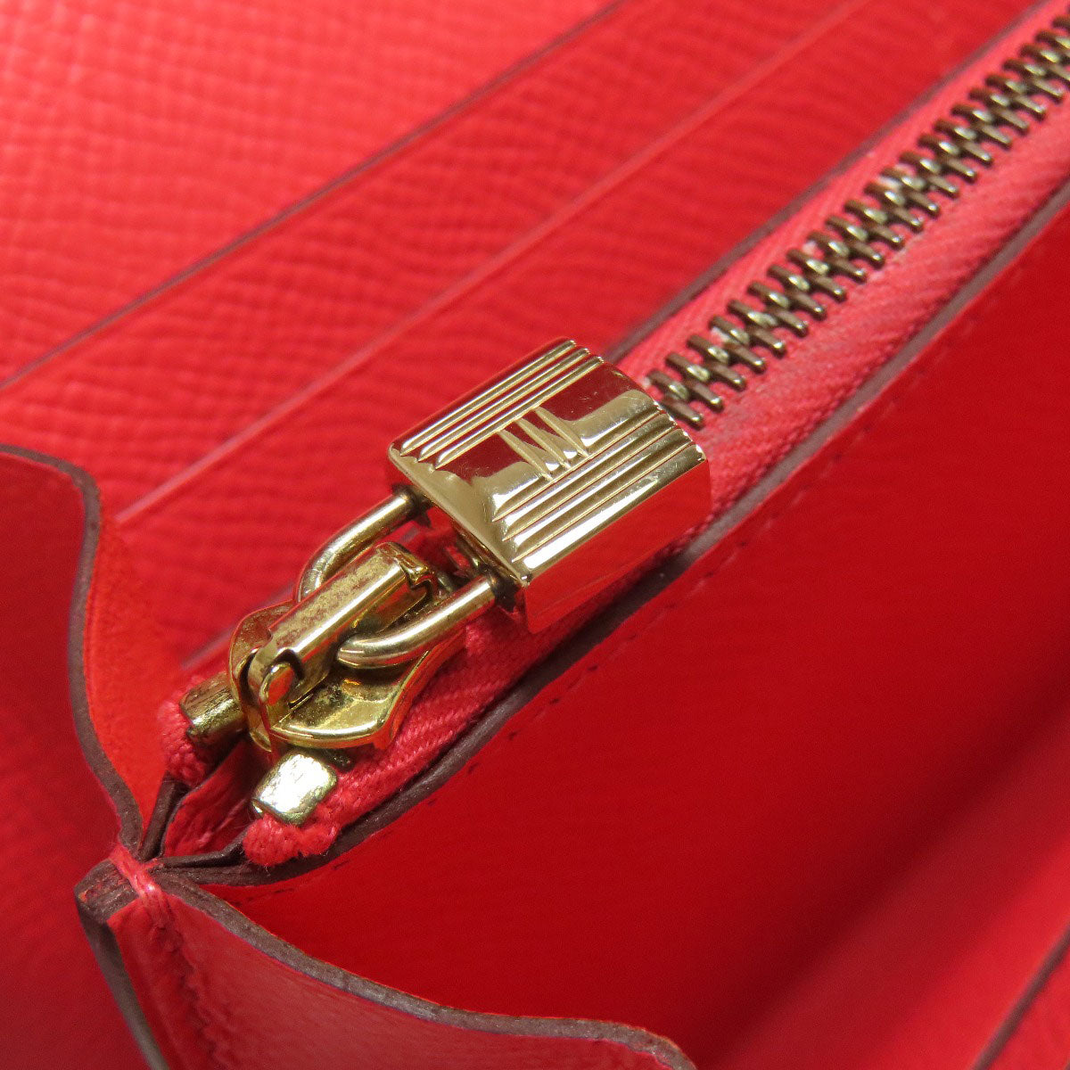 HERMES Kelly Wallet Jaipur GoldHardware Long wallet (with coin pocket) Epsom Ladies [Used]