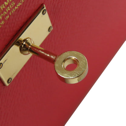 HERMES Kelly Wallet Jaipur GoldHardware Long wallet (with coin pocket) Epsom Ladies [Used]