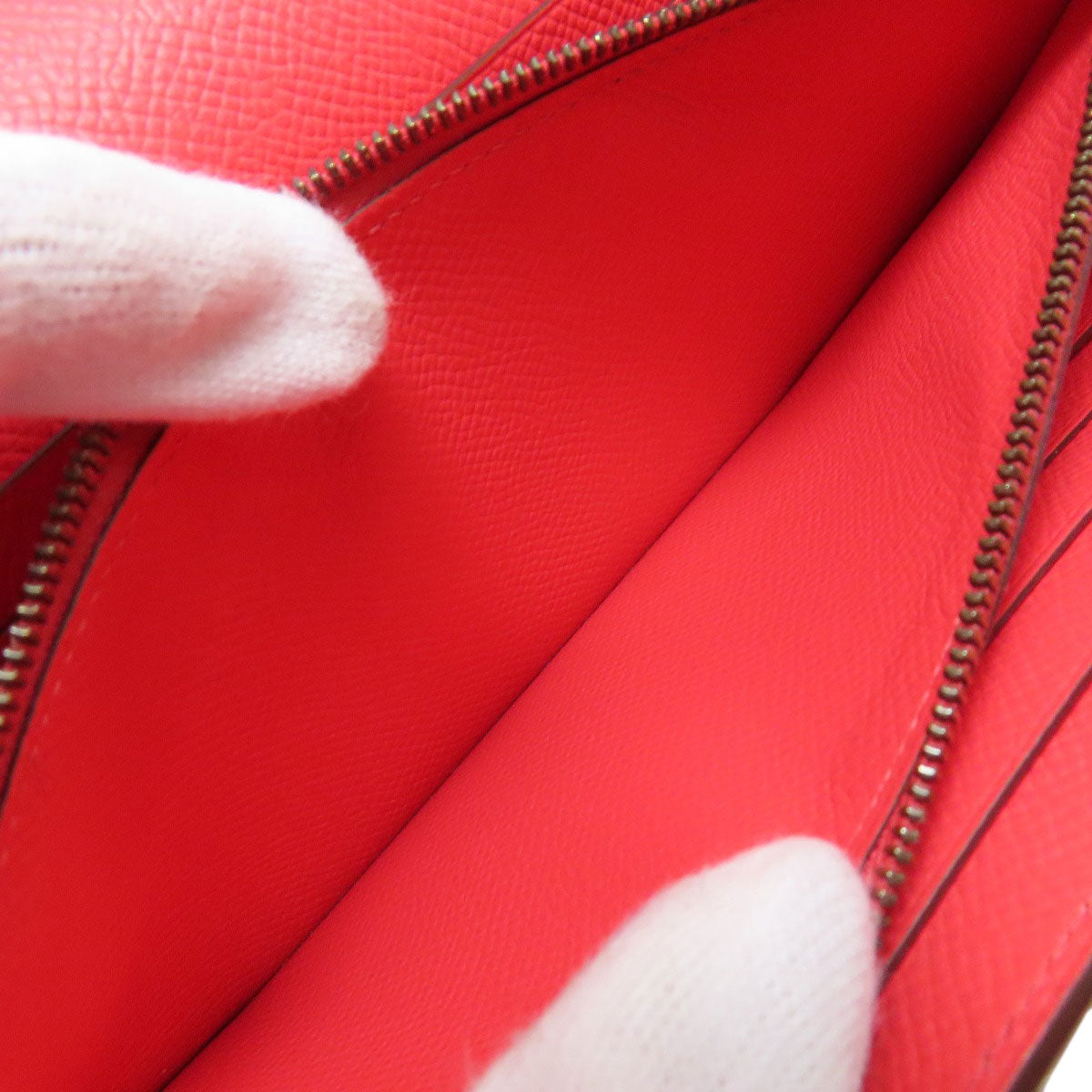 HERMES Kelly Wallet Jaipur GoldHardware Long wallet (with coin pocket) Epsom Ladies [Used]