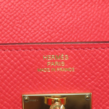 HERMES Kelly Wallet Jaipur GoldHardware Long wallet (with coin pocket) Epsom Ladies [Used]