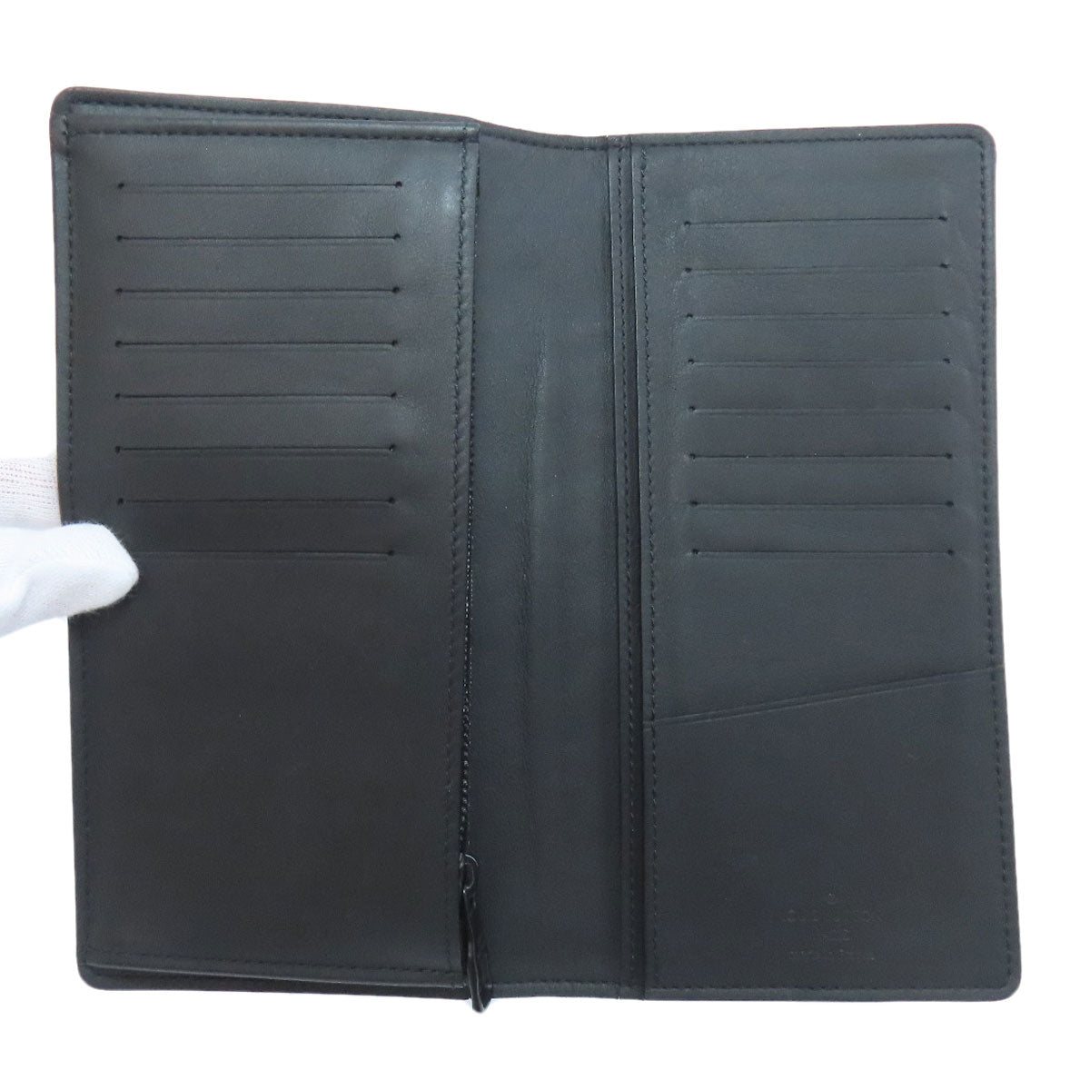 LOUIS VUITTON M69038 Portefeiulle Â· Brother Long wallet (with coin pocket) Monogram shadow Ladies [Used]