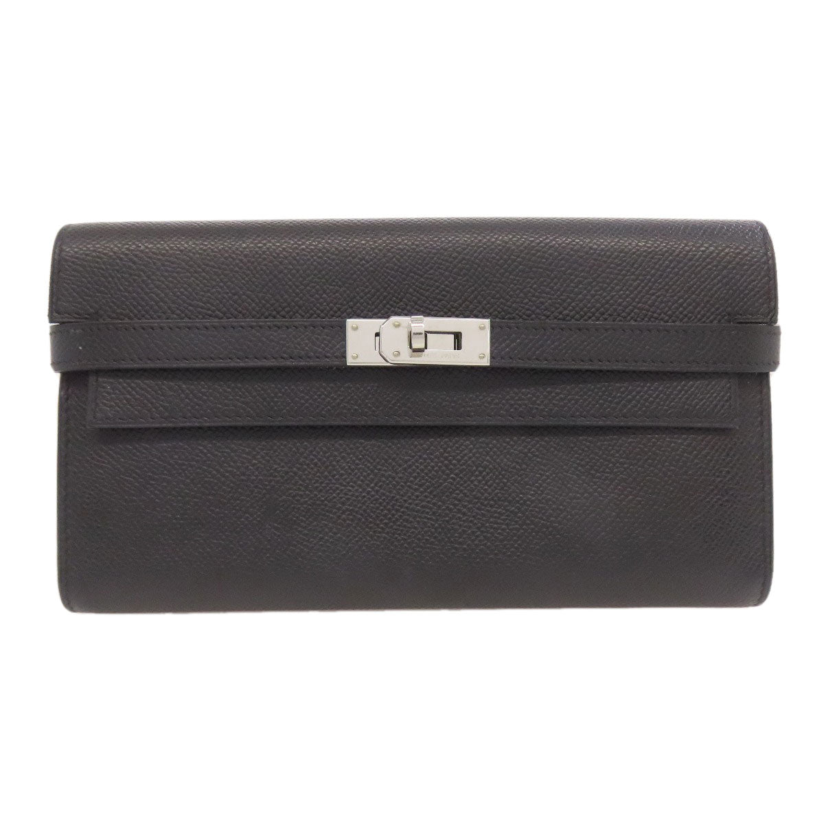 HERMES Kelly Wallet Long SilverHardware Long wallet (with coin pocket) Epsom Ladies [Used]