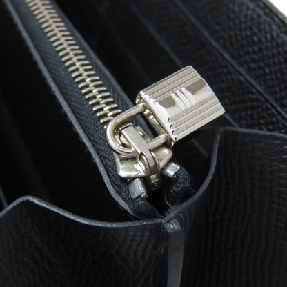 HERMES Kelly Wallet Long SilverHardware Long wallet (with coin pocket) Epsom Ladies [Used]