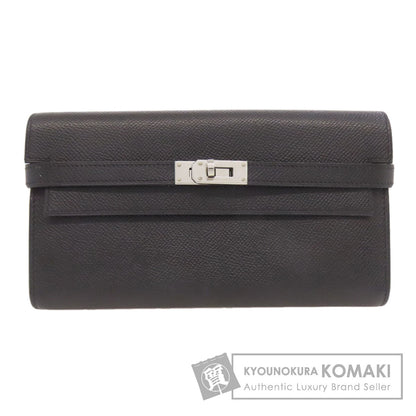 HERMES Kelly Wallet Long SilverHardware Long wallet (with coin pocket) Epsom Ladies [Used]