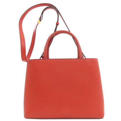 FENDI 2 Joule 2WAY Handbag Calf Ladies [Used]