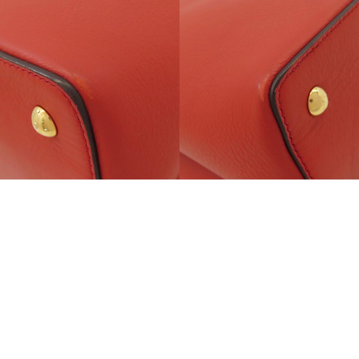 FENDI 2 Joule 2WAY Handbag Calf Ladies [Used]