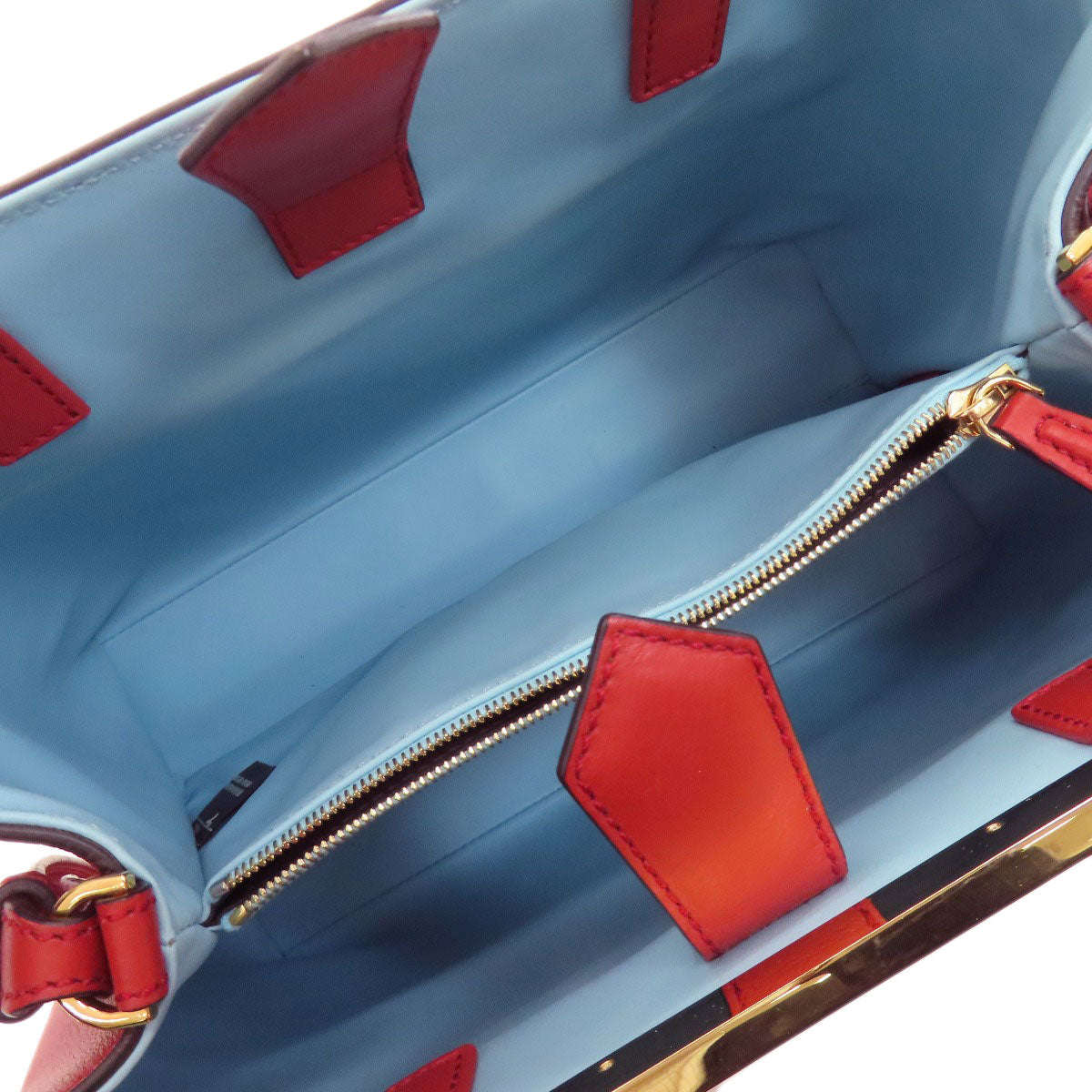 FENDI 2 Joule 2WAY Handbag Calf Ladies [Used]