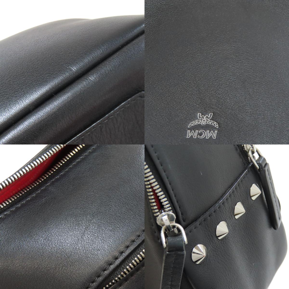 MCM Studs Backpack Â· Daypack Leather Ladies [Used]