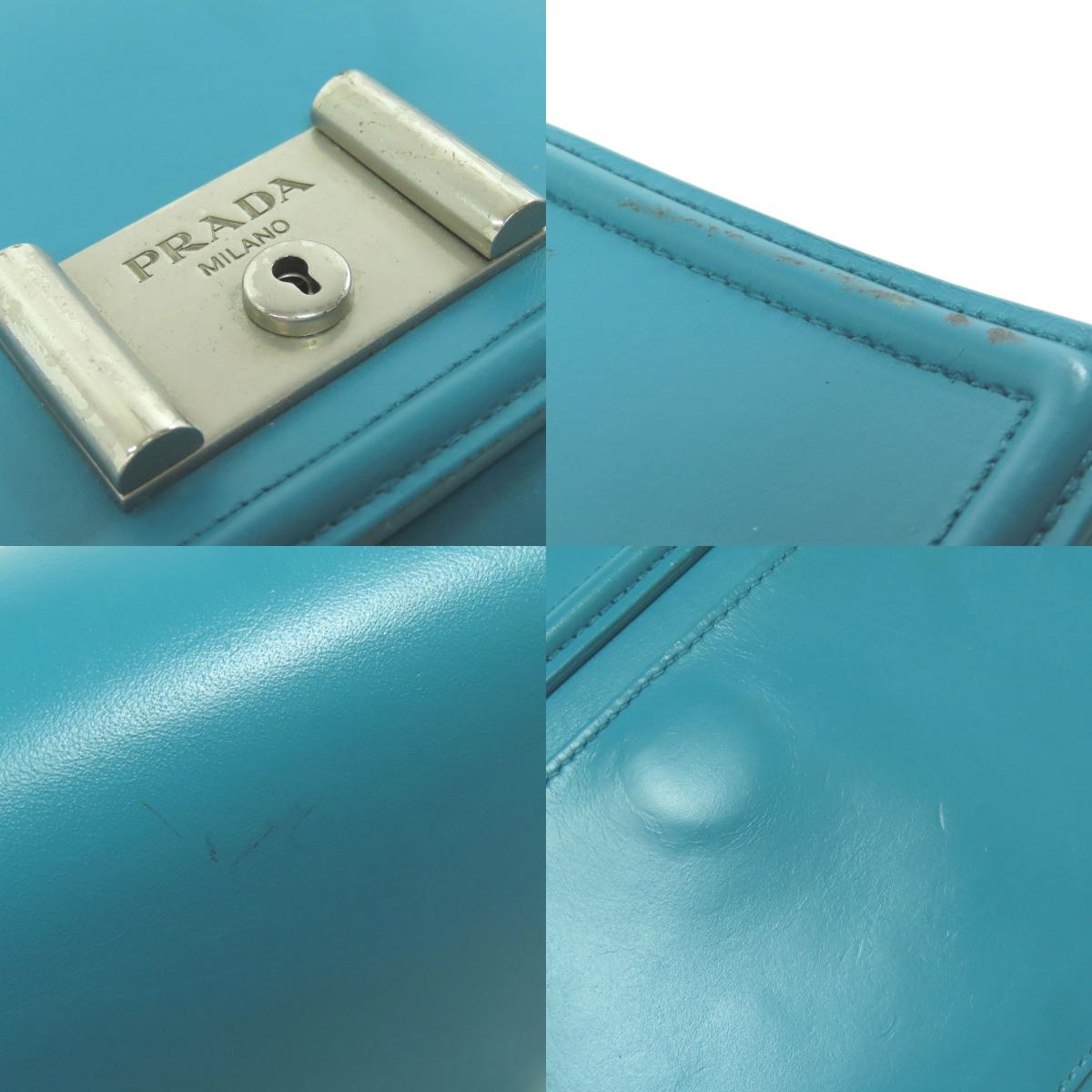 PRADA ChainShoulder Shoulder Bag Leather Ladies [Used]