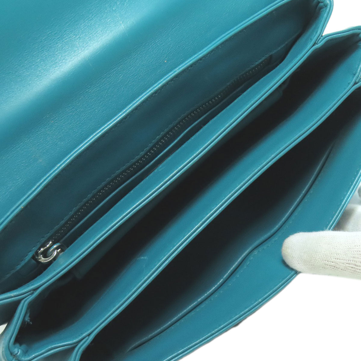 PRADA ChainShoulder Shoulder Bag Leather Ladies [Used]