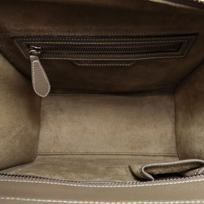 CELINE Luggage micro Tote Bag Calf Ladies [Used]