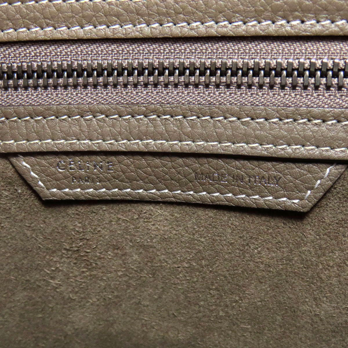 CELINE Luggage micro Tote Bag Calf Ladies [Used]