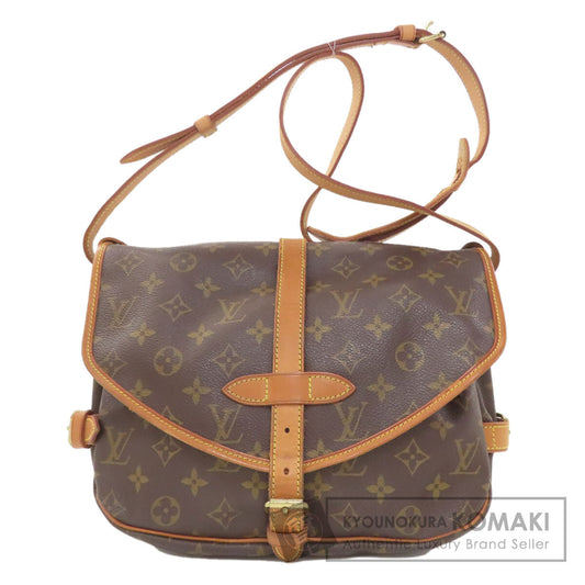 LOUIS VUITTON M40710 Saumur MM Shoulder Bag Monogram canvas Ladies [Used]