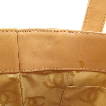 CHANEL A18126 Wild Stitch GoldHardware Tote Bag Calf Ladies [Used]