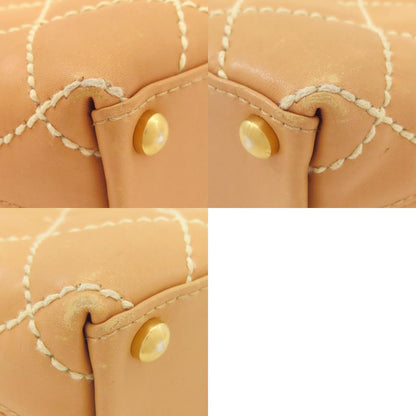 CHANEL A18126 Wild Stitch GoldHardware Tote Bag Calf Ladies [Used]