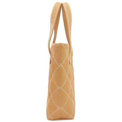 CHANEL A18126 Wild Stitch GoldHardware Tote Bag Calf Ladies [Used]