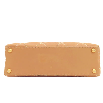 CHANEL A18126 Wild Stitch GoldHardware Tote Bag Calf Ladies [Used]