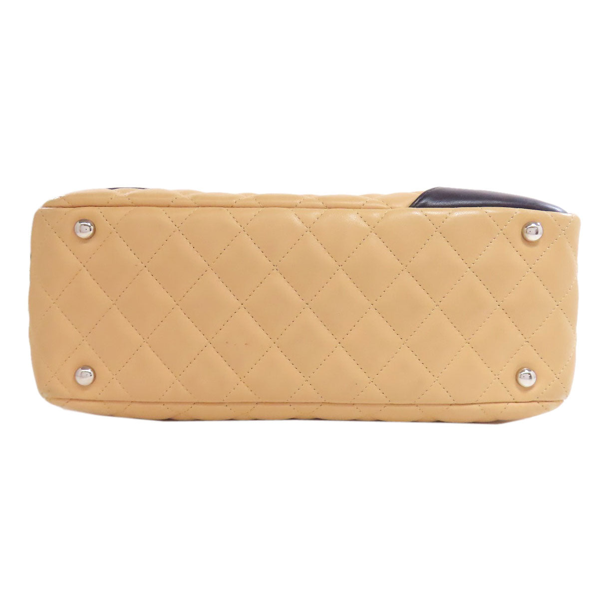 CHANEL CAMBON LINE SilverHardware Handbag Calf Ladies [Used]