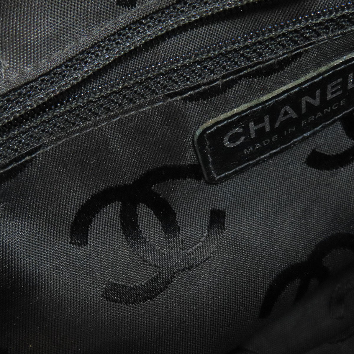 CHANEL CAMBON LINE SilverHardware Handbag Calf Ladies [Used]