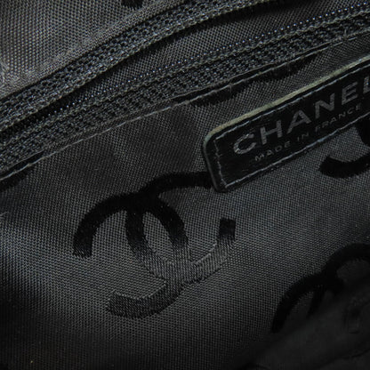 CHANEL CAMBON LINE SilverHardware Handbag Calf Ladies [Used]