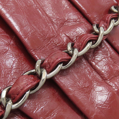 CHANEL Chain Tote COCO Mark Silver Hardware Tote Bag Calf Ladies [Used]