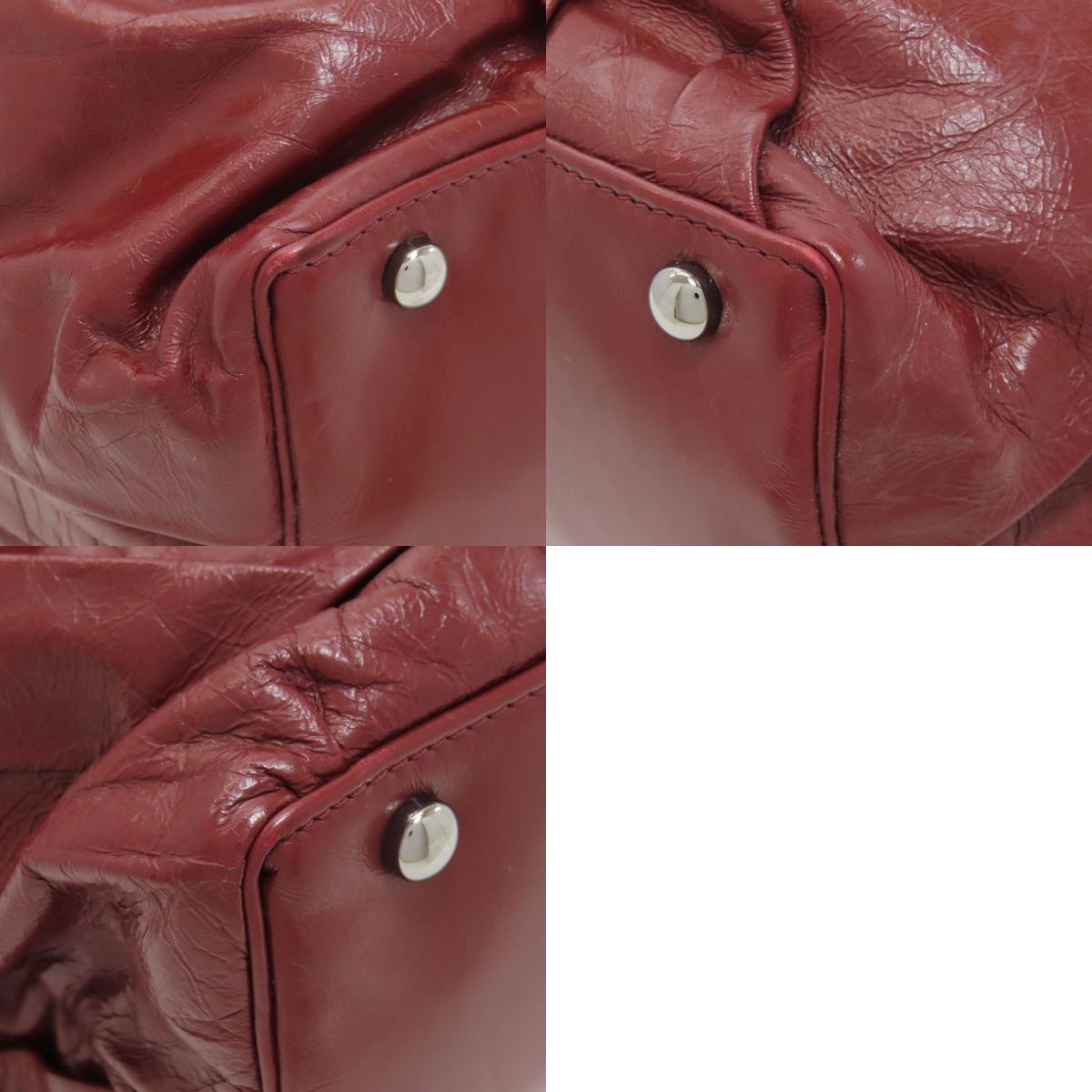 CHANEL Chain Tote COCO Mark Silver Hardware Tote Bag Calf Ladies [Used]