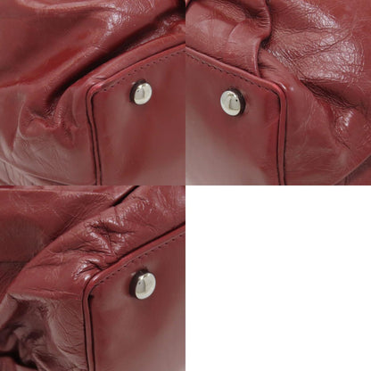 CHANEL Chain Tote COCO Mark Silver Hardware Tote Bag Calf Ladies [Used]