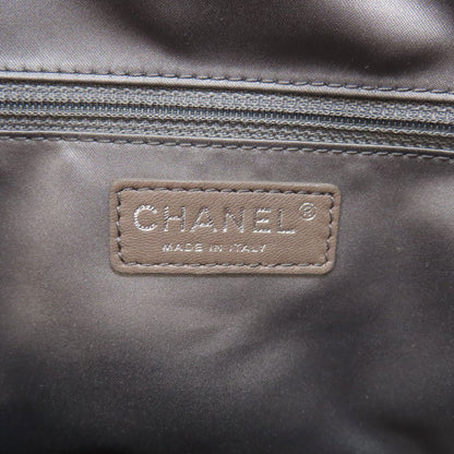 CHANEL Chain Tote COCO Mark Silver Hardware Tote Bag Calf Ladies [Used]