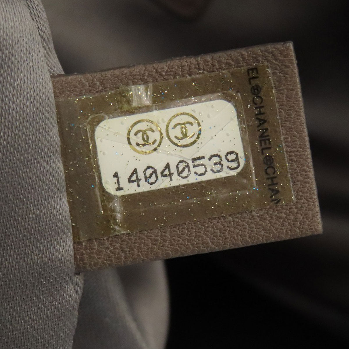 CHANEL Chain Tote COCO Mark Silver Hardware Tote Bag Calf Ladies [Used]