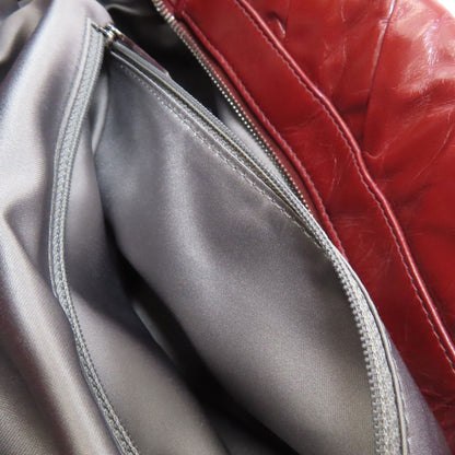 CHANEL Chain Tote COCO Mark Silver Hardware Tote Bag Calf Ladies [Used]