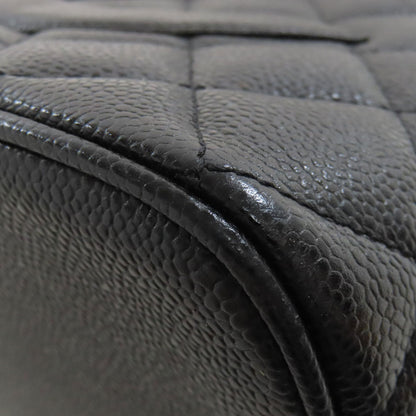 CHANEL Medallion SilverHardware Tote Bag Grained Calfskin Skin Ladies [Used]