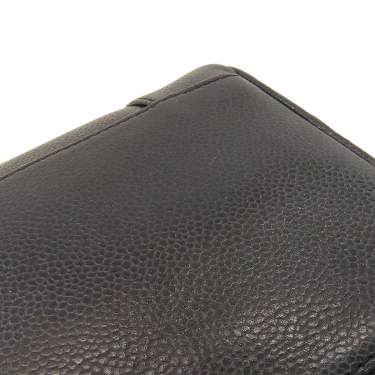 CHANEL COCO Mark Vanity GoldHardware Handbag Grained Calfskin Skin Ladies [Used]