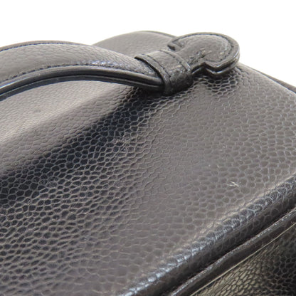 CHANEL COCO Mark Vanity GoldHardware Handbag Grained Calfskin Skin Ladies [Used]