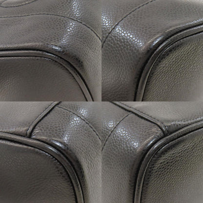 CHANEL COCO Mark Vanity GoldHardware Handbag Grained Calfskin Skin Ladies [Used]