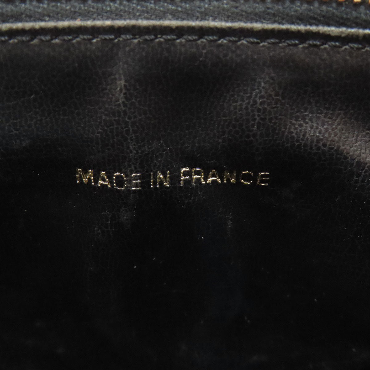 CHANEL COCO Mark Vanity GoldHardware Handbag Grained Calfskin Skin Ladies [Used]