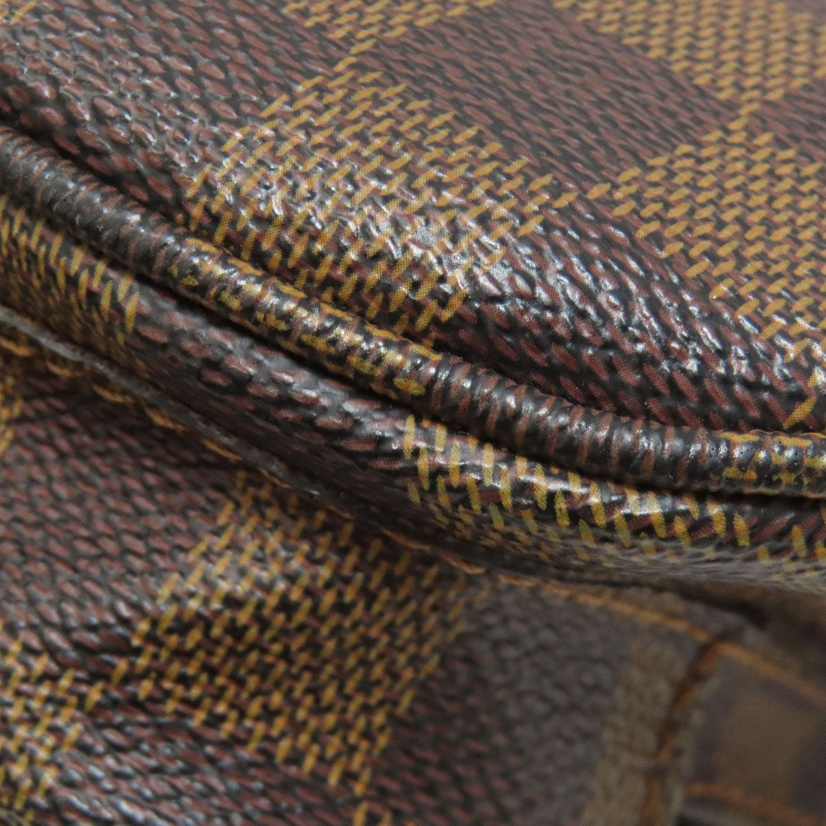 LOUIS VUITTON N51172 Bum Bag Melville body bag Damier canvas Ladies [Used]