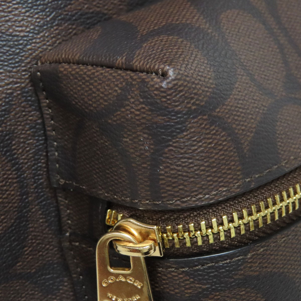 COACH F58314 Signature Backpack Â· Daypack PVC CalfLadies [Used]