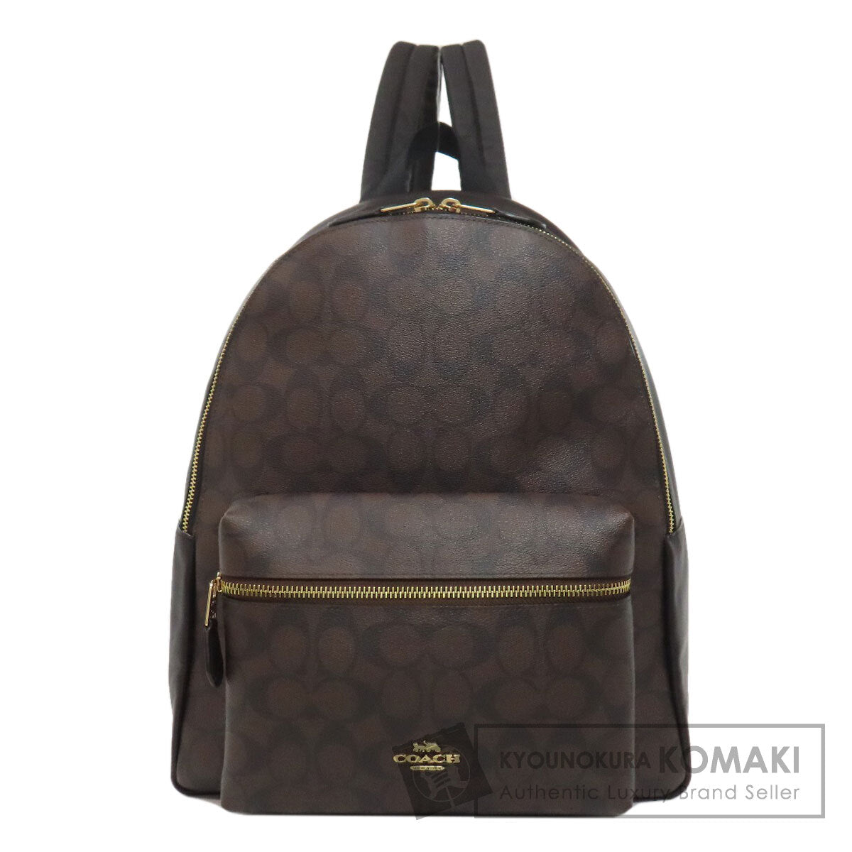 COACH F58314 Signature Backpack Â· Daypack PVC CalfLadies [Used]