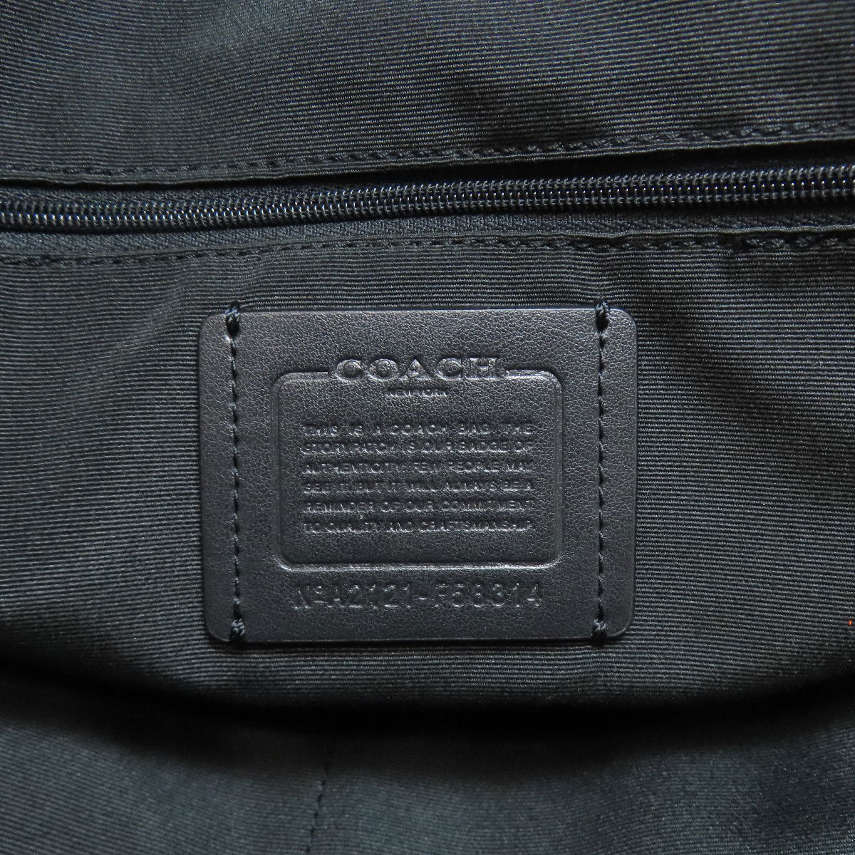 COACH F58314 Signature Backpack Â· Daypack PVC CalfLadies [Used]