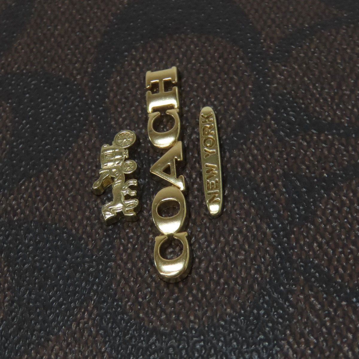 COACH F58314 Signature Backpack Â· Daypack PVC CalfLadies [Used]