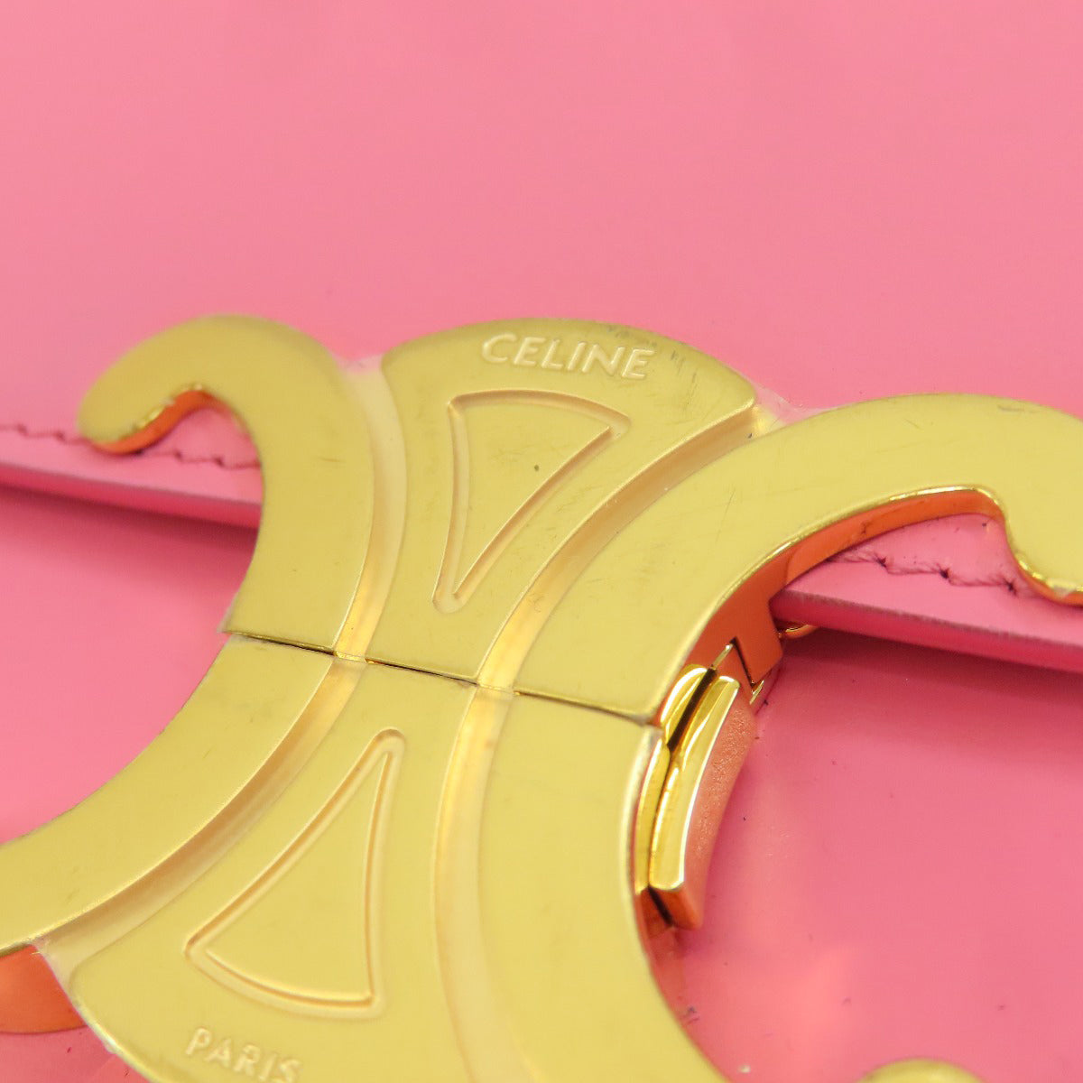 CELINE Triomphe Handbag Calf Ladies [Used]