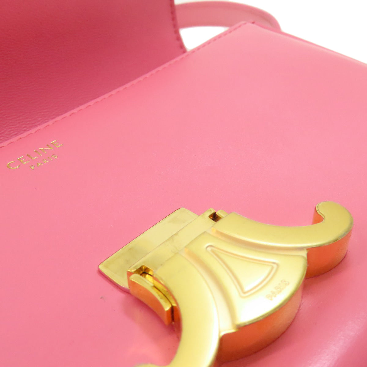 CELINE Triomphe Handbag Calf Ladies [Used]