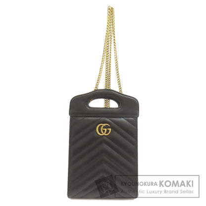 GUCCI 699756 GG Marmont 2WAY Shoulder Bag Calf Ladies [Used]