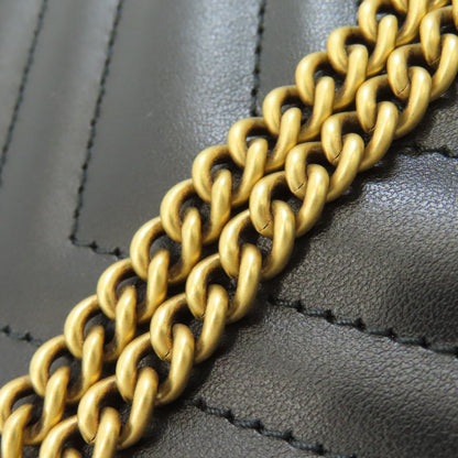 GUCCI 699756 GG Marmont 2WAY Shoulder Bag Calf Ladies [Used]