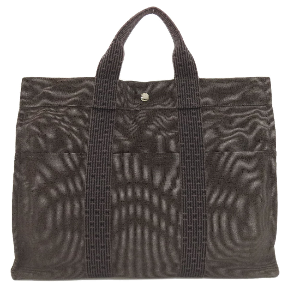 HERMES Her LineMM Handbag Canvas Ladies [Used]