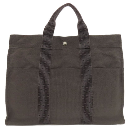 HERMES Her LineMM Handbag Canvas Ladies [Used]