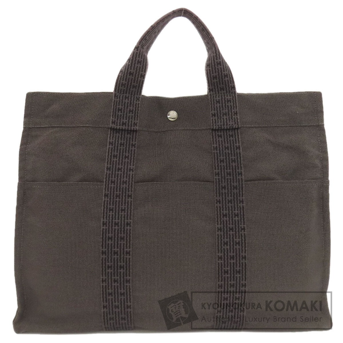 HERMES Her LineMM Handbag Canvas Ladies [Used]