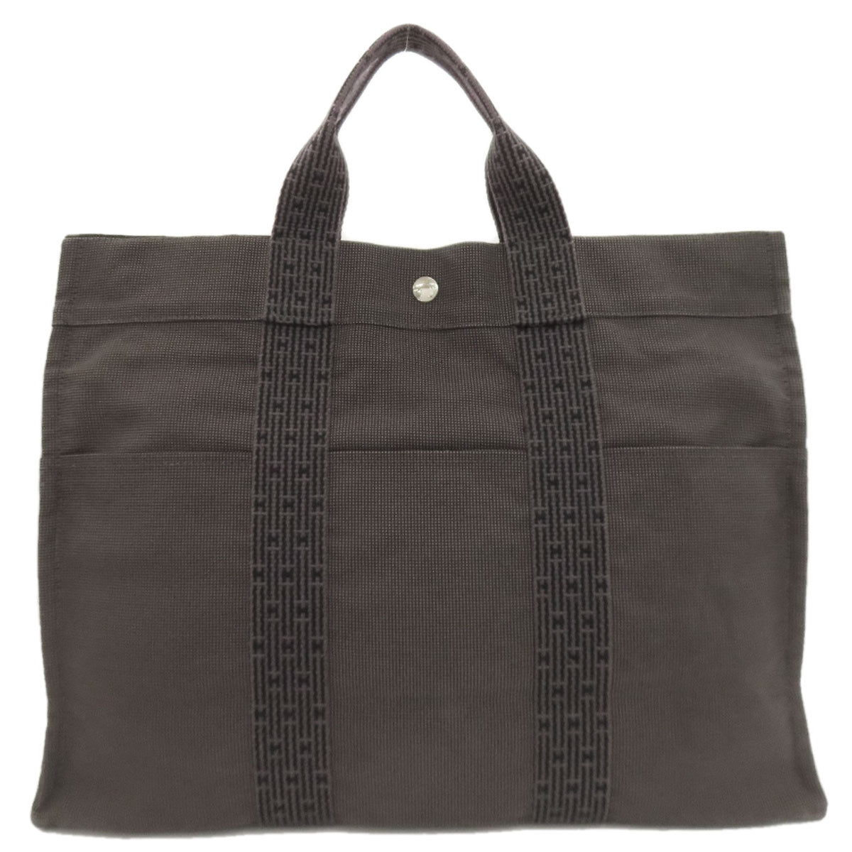 HERMES Her LineMM Handbag Canvas Ladies [Used]