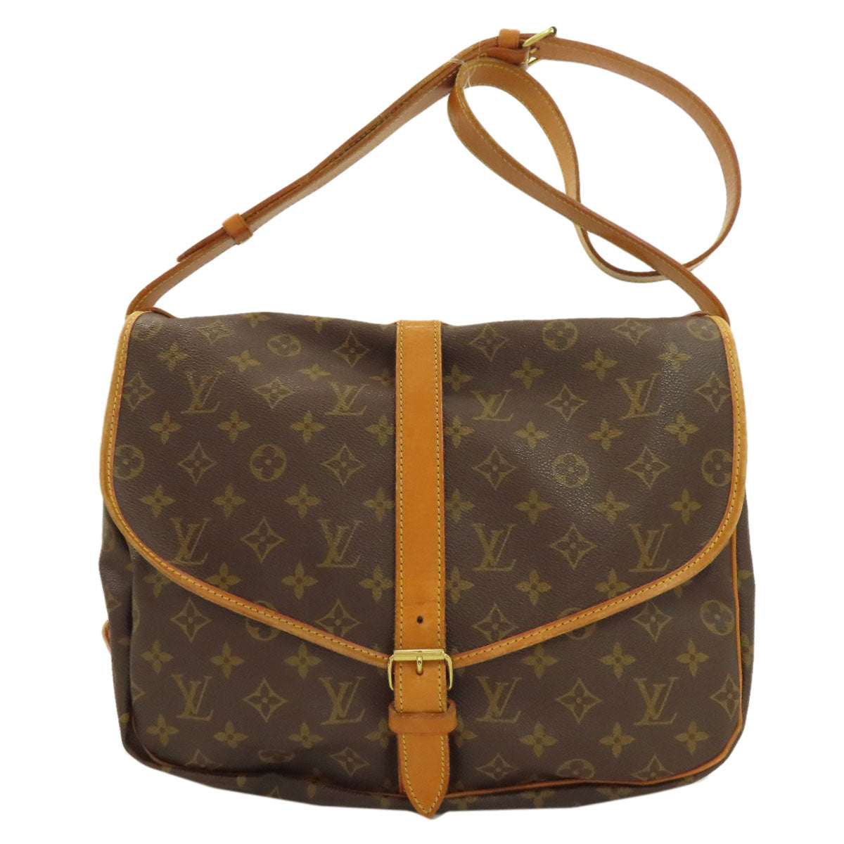 LOUIS VUITTON M42254 Samuel 35 Shoulder Bag Monogram canvas Ladies [Used]